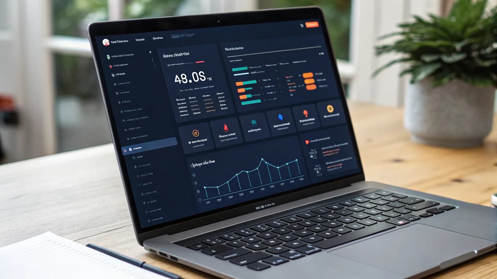 Backlink monitoring dashboard 2026 — lost-link alerts and referring domain tracking on a dark SaaS interface